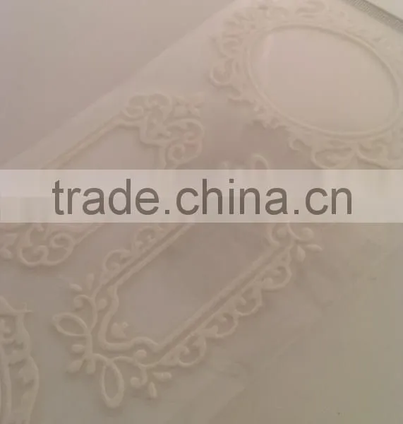 New Design Glitter Lace Fram Sticker, Graceful Decorative Shinny Glitter Sticker, Elegant Lace Sticker photo-2