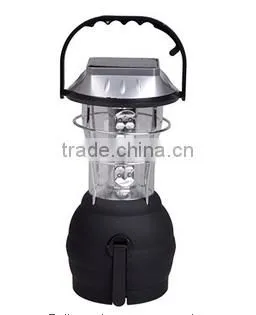 3 Mode 36 LED Hand Crank Solar Lantern Bright Rechargeable Outdoor Camping Light photo-3