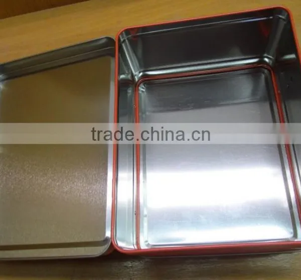 Fodd Grade Tin Lunch Box Plain,wholesale Plain Tin Lunch Box photo-3