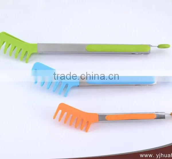 9" Food Grade Nylon BBQ Tongs HFT-N08B