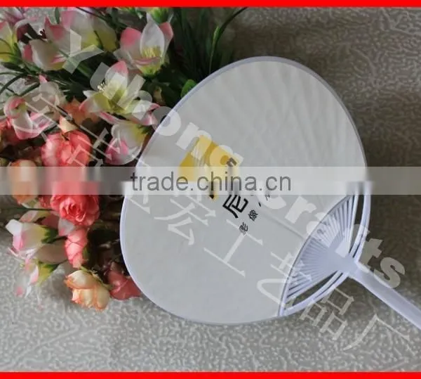 Round Promotional pp Hand Fan photo-2