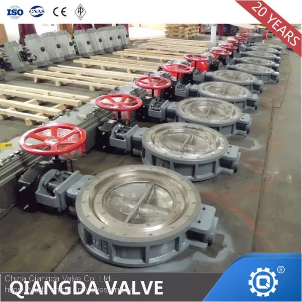 Metal Seat Double Flange Triple Eccentric Water Seal Butterfly Valve photo-2