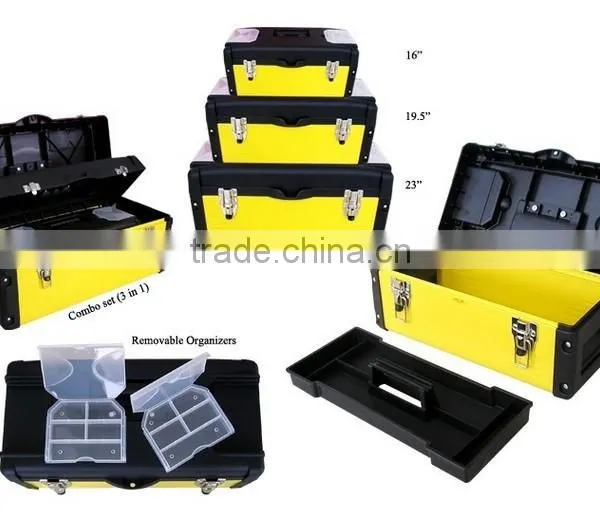 3pcs Case-in-Case Metal Tool Box Set For Hand Tools photo-2