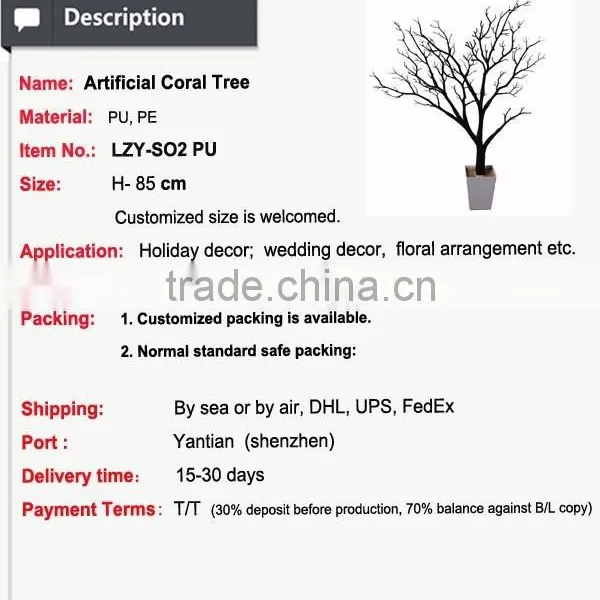 New Look Centerpiece Stands Dry Tree Branches Wedding Centerpieces photo-2