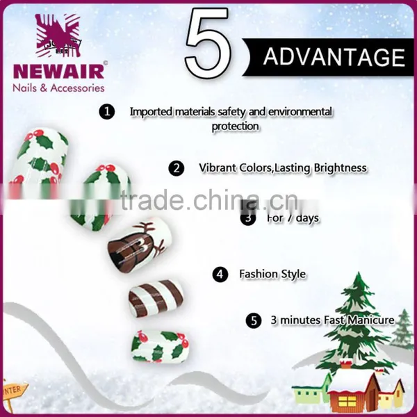 NEWAIR New Arrival Laser Snowflake Nail Foil Nail Art Decoration for Christmas photo-4
