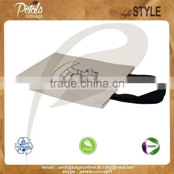 Eco 100% Cotton Bag With Logo Ideal for Branding , Gifting , Advertisement Etc photo-3