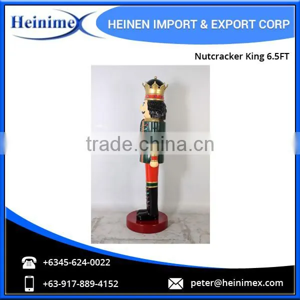Automotive Lacquer Finish 6.5FT Fiberglass Nutcracker King photo-3