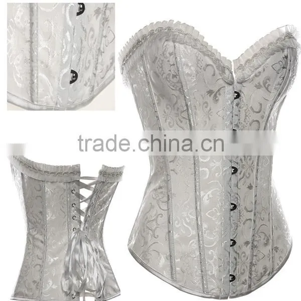 White Bridal Corset&Lingerie Bridal Shaping Corset Underbust Bridal Corset Low Bak photo-4