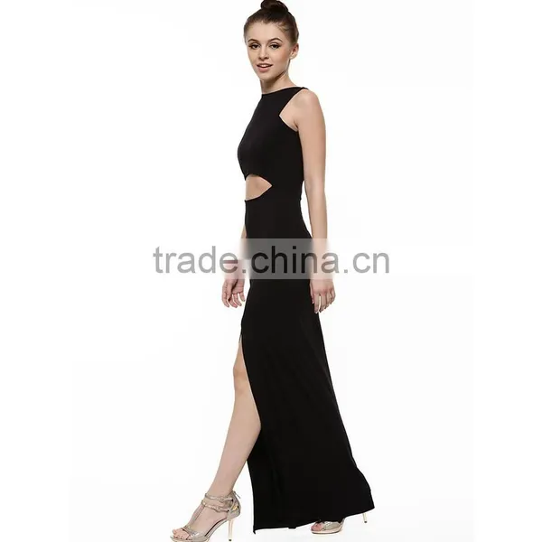 2016 Summer New Fashion Sleeveless European American Red Long Dress photo-3