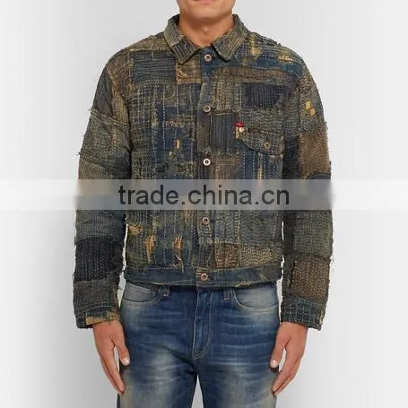 Latest Design Winter Jacket Man Denim Custom Your Own Clothes for Outdoor