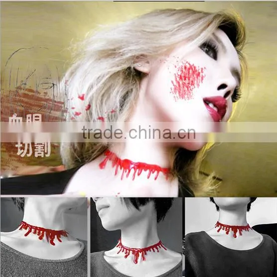Unique Eye Design Pendant Diy Beads Necklace Handmade Acrylic Beads Eye Pendant Necklace for Halloween Day's Promotion Gift photo-6