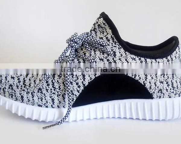 EVA Insole White and Black Mesh Upper Men Sport Shoes photo-6