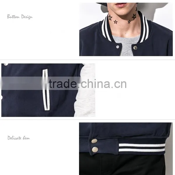2017 Top Fashion Design Men's Baseball Jacket High Quality Popular Jackets photo-3