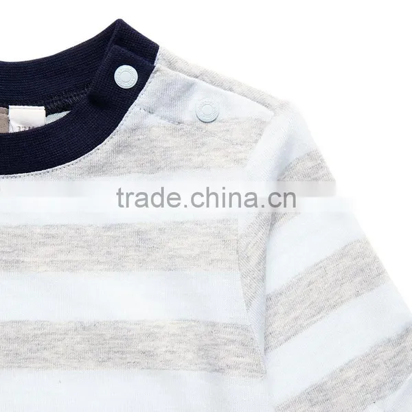 Open Shoulder Organic Cotton Baby Boy t Shirt photo-5