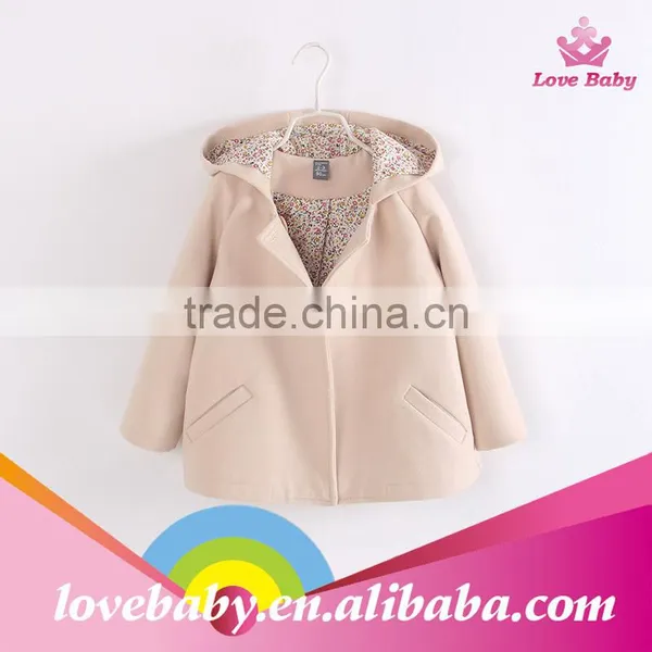 Keep Warm Wholesale Baby Girls Coat Spring and Autumn Kids Coat photo-3
