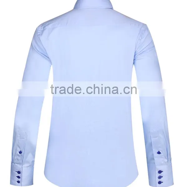 2017 New Men's Dress Shirt With High Double Button-down Collar photo-4
