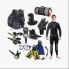 Genesis Back Inflate Mens Cold Water Scuba Gear Package