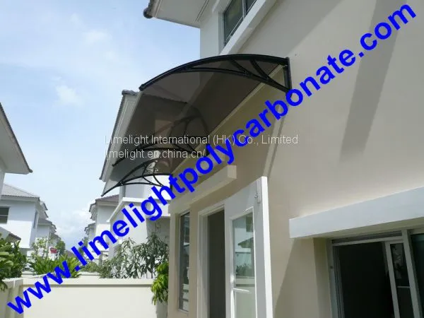 Polycarbonate Sheet Awning, Polycarbonate Awning, PC Awning, Polycarbonate Canopy, PC Canopy, Door Canopy, DIY Awning