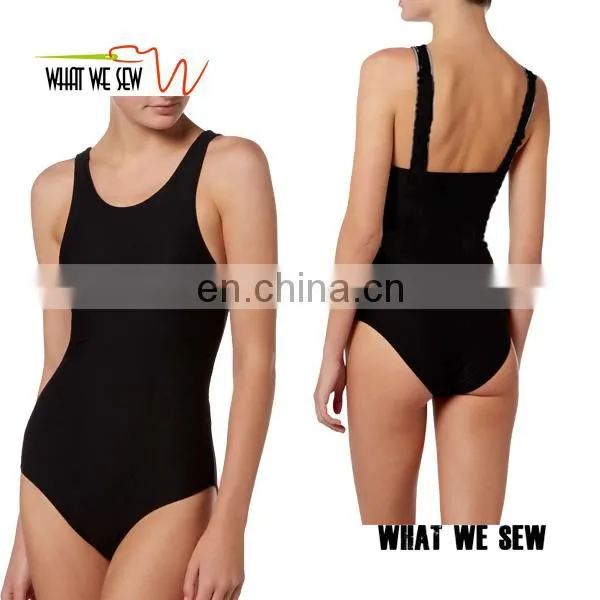 Custom Sexy Blank Swimming Suit With Your Logo Fitness Sportswear for Women
