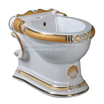 Golden Decal bathroom toilet bidet combined