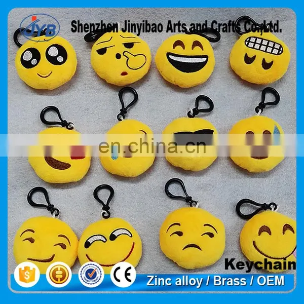 2017 Hot Selling 6cm Plush Emoji Keychain Toy for Festival Gift photo-4