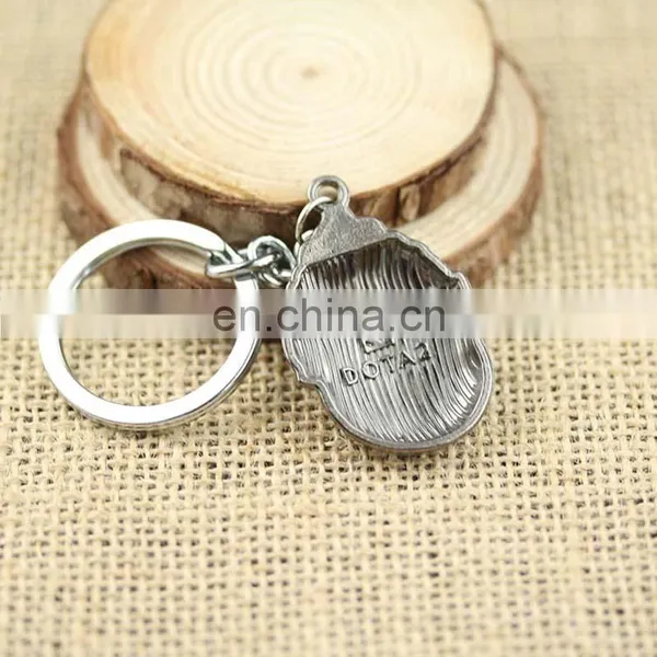 Game Dota 2 Butcher Pudge Keychain Pendant Keyring For Men's Gift 5 photo-3