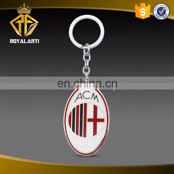 Custom Cut Out Basketball Club Logo Keychain With Split Ring photo-3