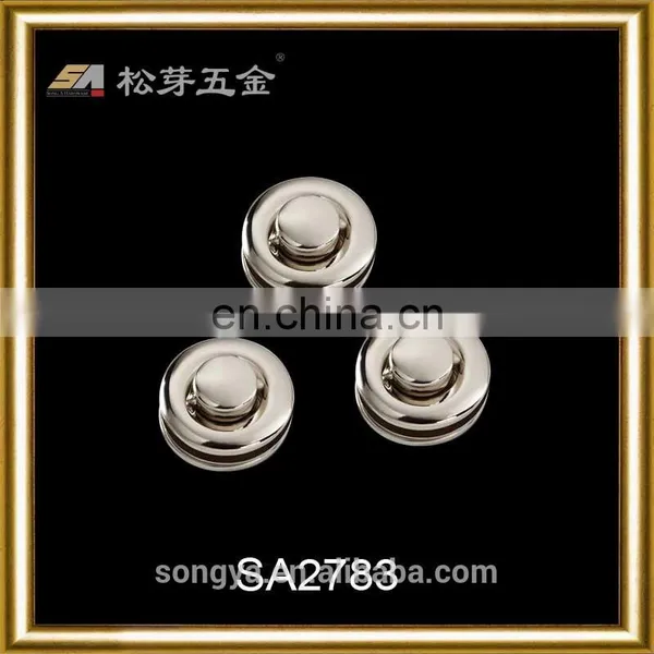 Fashion Round Locks For Woman's Handbag, Plated Push Lock for Handbag, Zinc Alloy Push Locks For Handbag photo-3