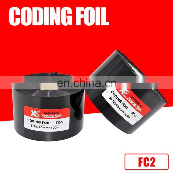 Hot Foil for Print Date Size for FC3 30MM*100M--Black photo-3