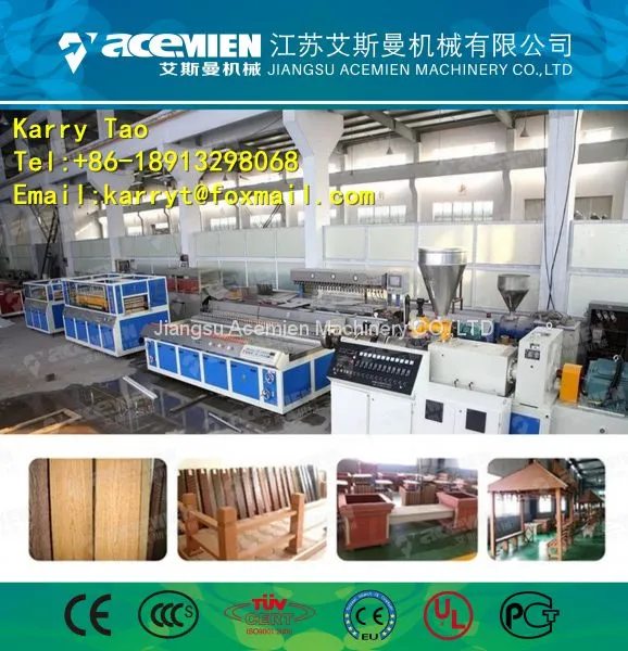WPC wall panel making machine