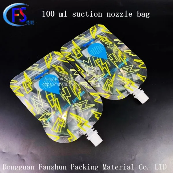 Transparent Bone Strip Sealing Nozzle Bag Juice Drink Sealing Bag 100ml Liquid Sealing Nozzle Bag photo-4