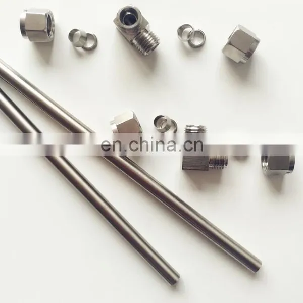 3 6 8 10 12 14 16mm Elbow Middle Double Ferrule Fitting photo-2