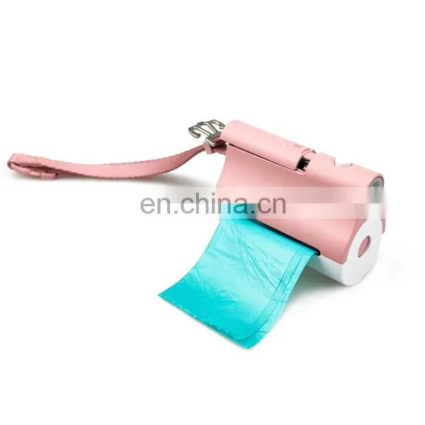 Custom Dog Poop Bag Dispenser Dog Poop Dispenser With Build-in LED