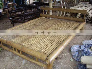 Modern Luxury Bamboo Bed Single Vietnamese Style Custom Size Professional Quality for Decoration From Manufacturer photo-4
