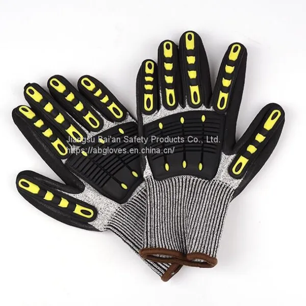 Oil and Gas Work Safety TPR Protective Glove TPR Impact Glove Oil and Gas Work Safety TPR Protective Glove TPR Impact Glove Oil and Gas Work Safety TPR Protective Glove TPR Impact Glove Oil and Gas Work Safety TPR Protective Glove TPR Impact Glove Oil and photo-4