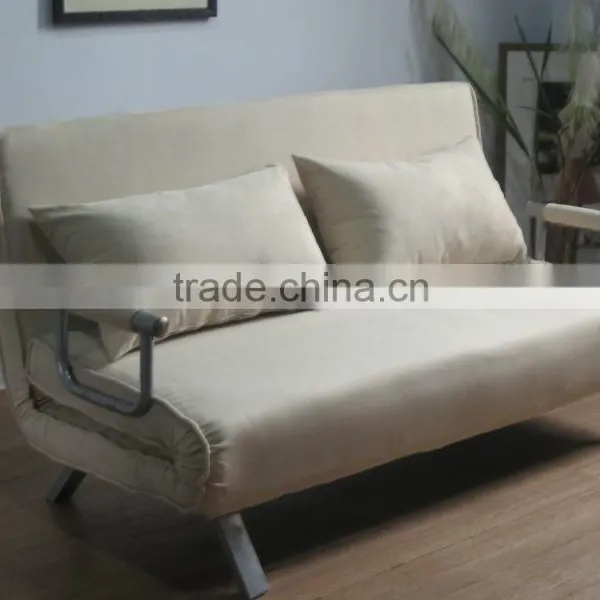 Fabric Metal Structure Home Stylish Marlo Futon Sofa Bed photo-6