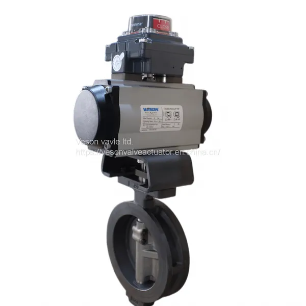 Veson Valve Actuator at Series Double Action Rack and Pinion Pneumatic Rotary Actuator Air Actuator photo-2