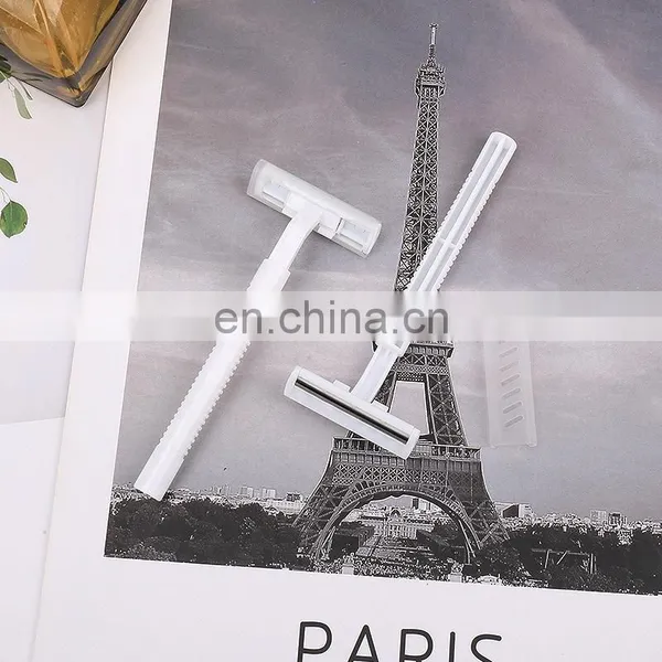Hotel Triple Blades Disposable Razor for Shaving Support Customization photo-3