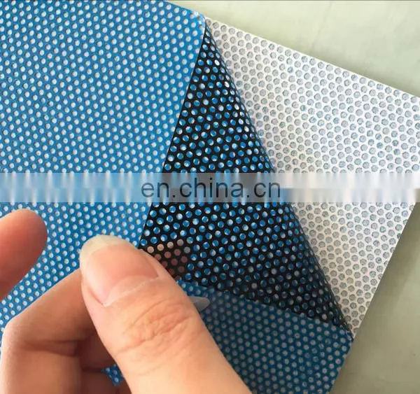 Matte Surface Micro Perforated Vinyl Window Film Covering One Way Vision for Advertising photo-3