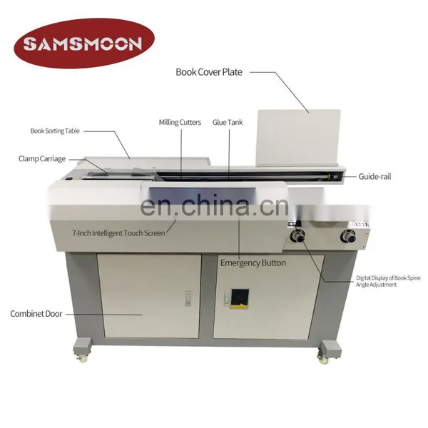Printing Shops Use Good Quality 320Books/Hour Durable Perfect Glue Binder Binding Machine photo-4