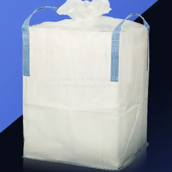 BREATHABLE POLYPROPYLENE BAGS FROM BIG OPEN-TOP JUMBO BAGS WITH FLAT BOTTOM DURABLE 1 TON LOADING 1000 KG photo-3