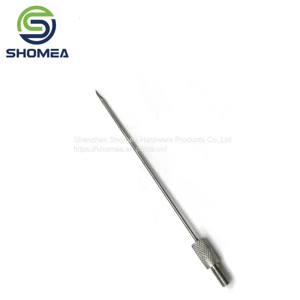 Shomea Customized Small Diameter 304/316 Small Stainless Steel Curling Needle With Huber photo-3