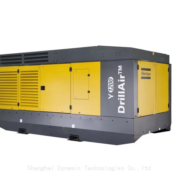 Atlas Copco Diesel Portable Air Compressor Y1300 in Stock photo-3