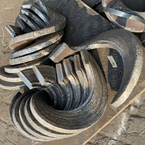 High Chromium Carbide Overlay Mild Steel Wear Resistant Bimetal for Auger Blades of the Screw Conveyor photo-6