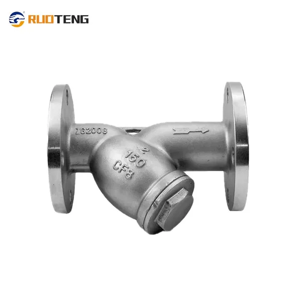 [RUOTENG] Wholesale Price DN32 Flange Stainless Steel CF8 API Y-Strainer photo-5