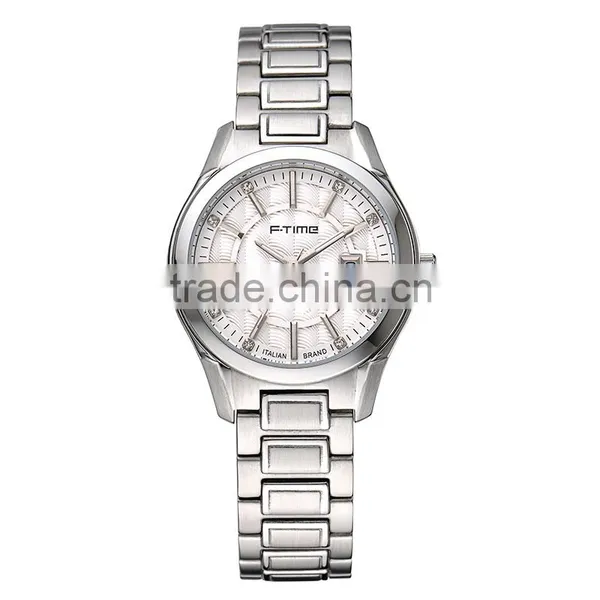 Gold Stainless Steel Jewelry Dial Date Watch 50m Water Resistant photo-6