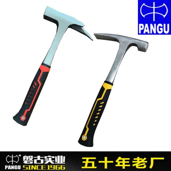 DIY Grade Steel Brick Hand Hammer with Rock Pick Chip Customizable OEM Support Roofing Hammer
