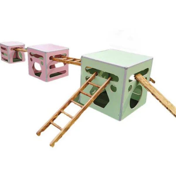 Kindergarten Game Square Box, Outdoor Toy Sensory Integration Balance Training Equipment, Combination Set With Box photo-5