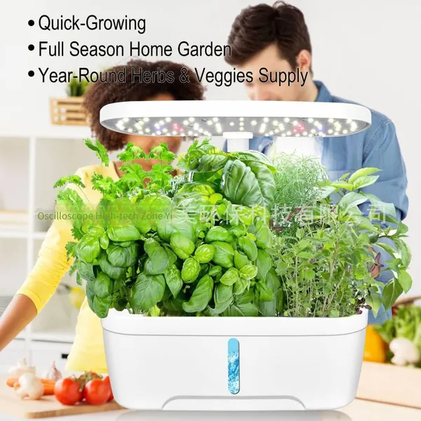 Intelligent Vegetable Planter, Hydroponic Vegetable Grow Light, Soilless Indoor Planter, Amazon Creative Intelligent Flower Pot photo-2