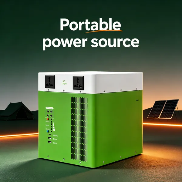 Portable Emergency Power Supply With Rechargeable Lithium Battery for Backup Power